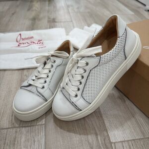 Louboutin Vieririssima flay calf sneakers. Worn once! Perfect condition.